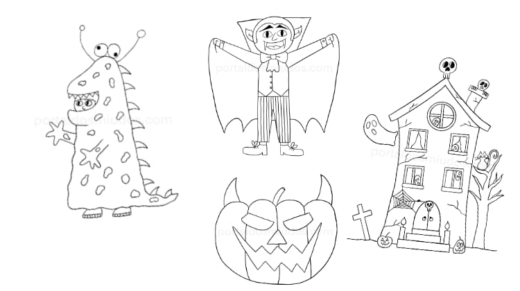 Como Desenhar um VAMPIRO HALLOWEEN 