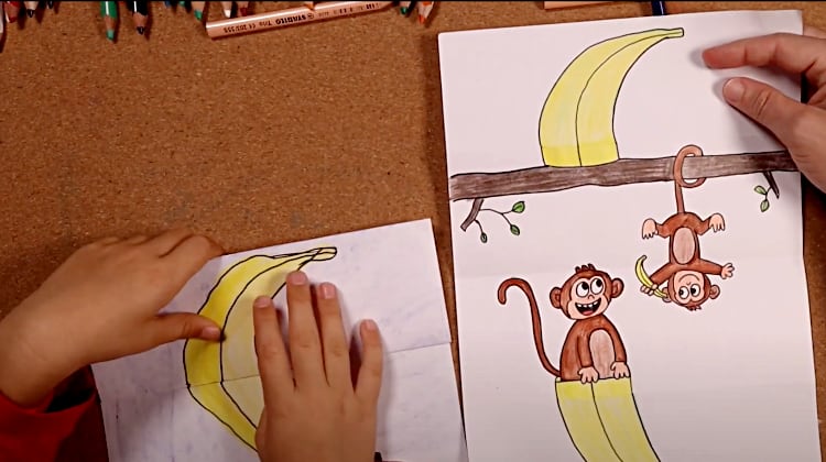 Como desenhar como desenhar uma banana 